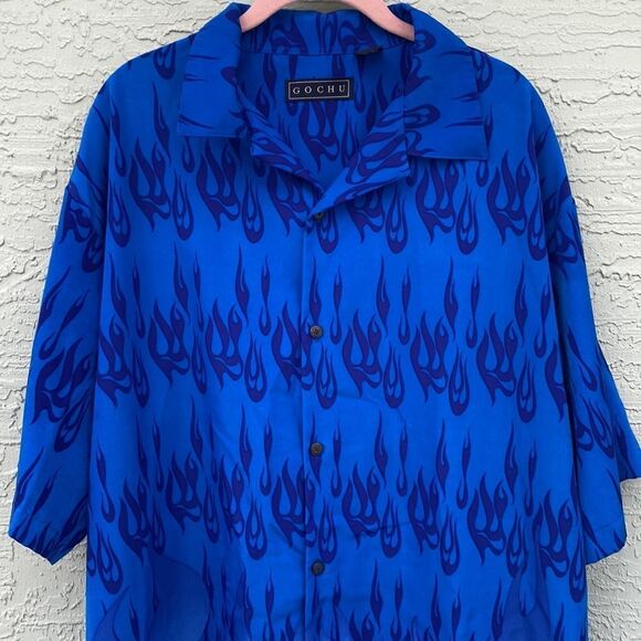 Vintage GOCHU Button Down Sz XL - Picture 2 of 7